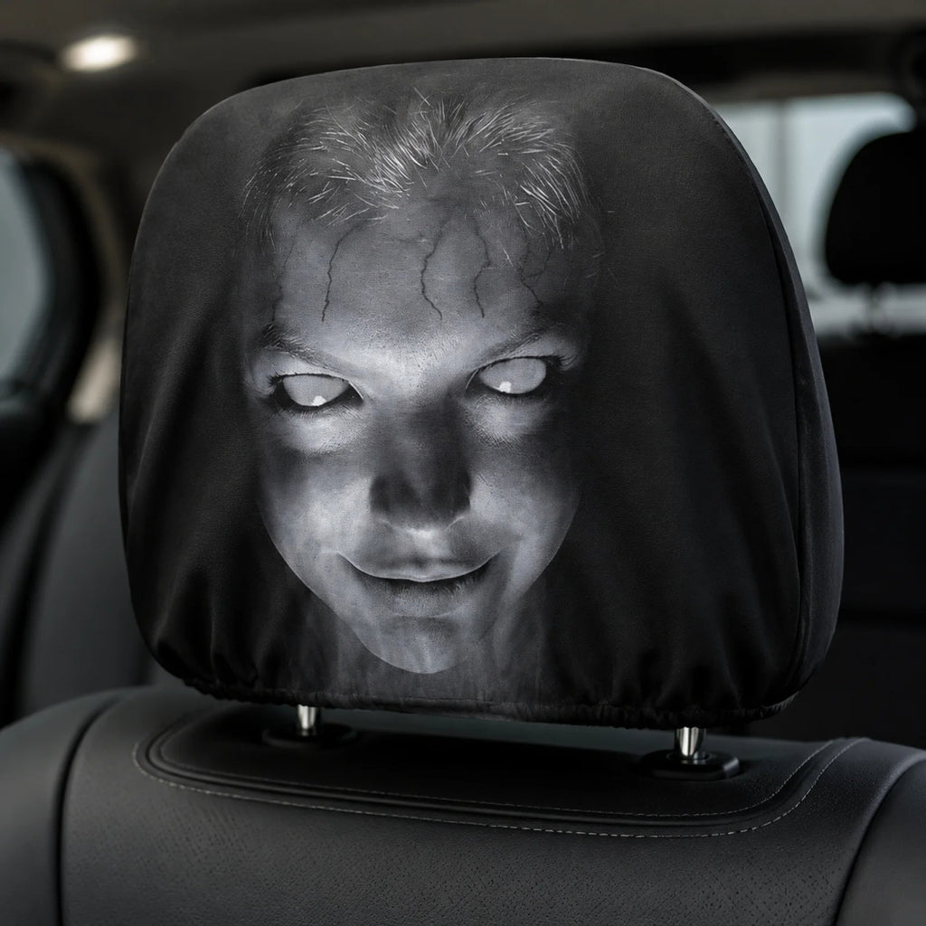Horror Face Car Headrest Covers